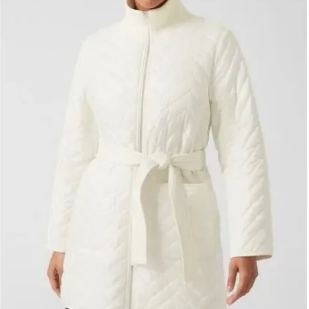 Athleta Mendocino Coat; NWT; White; Size XL